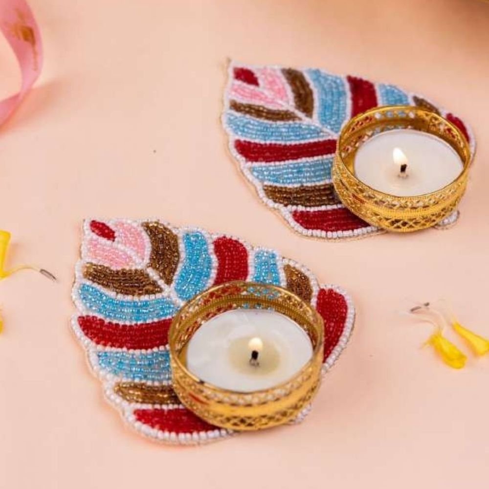 Tea Light Holders Pair