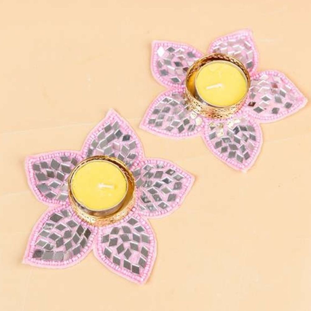 Tea Light Holders Pair