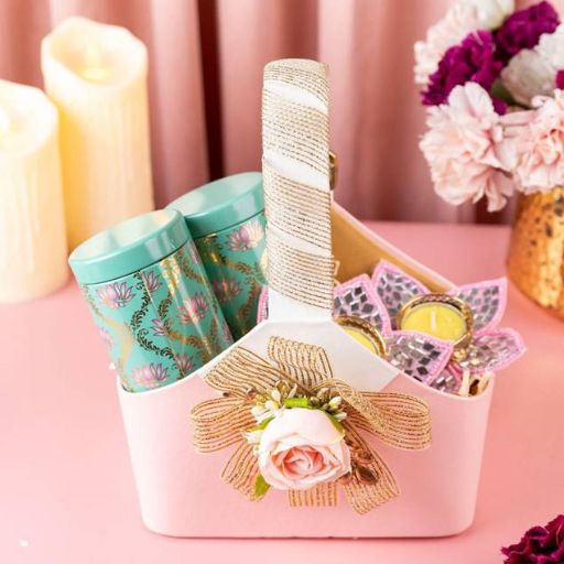 Sparkle and Silk Hamper