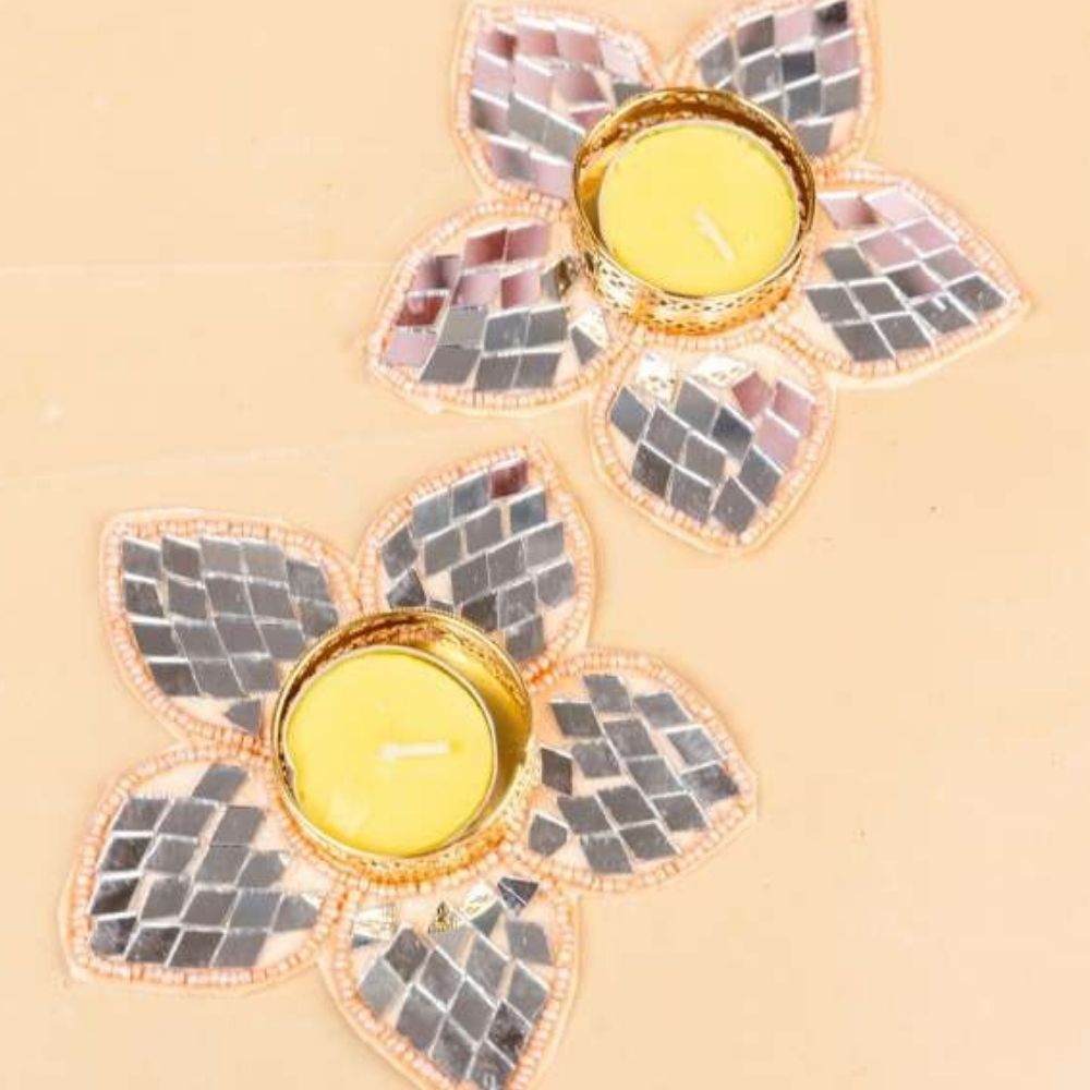 Tea Light Holders Pair