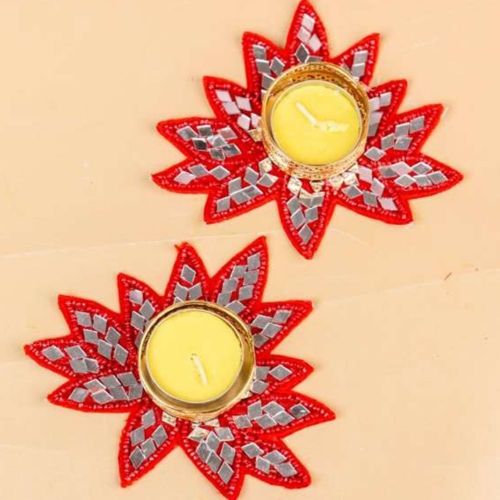 Tea Light Holders Pair