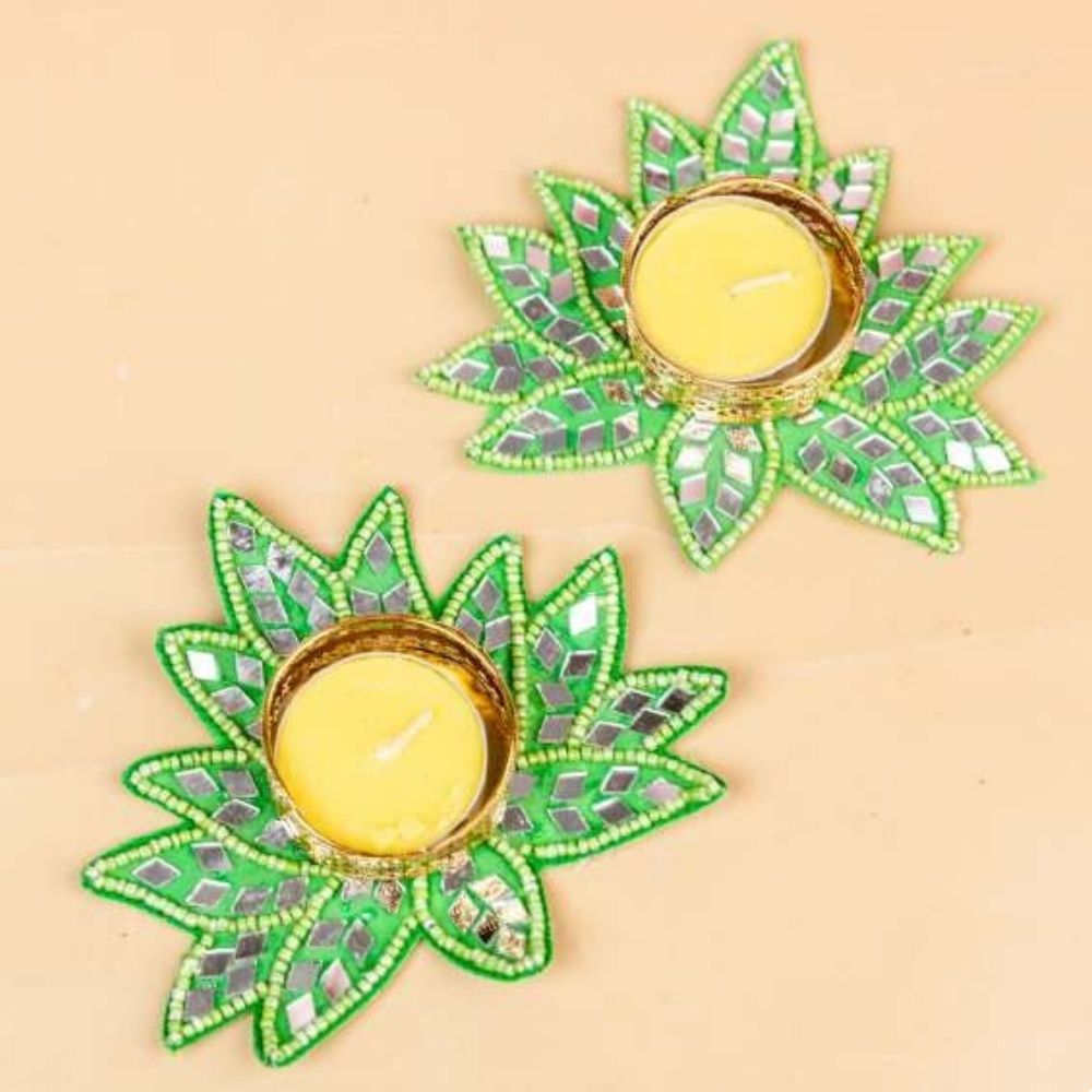 Tea Light Holders Pair