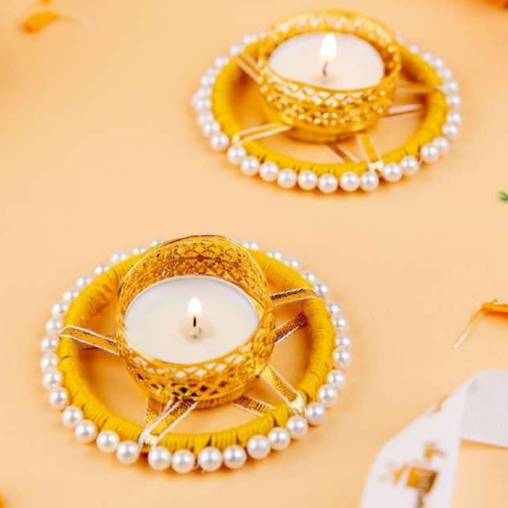 Tea Light Holders Pair