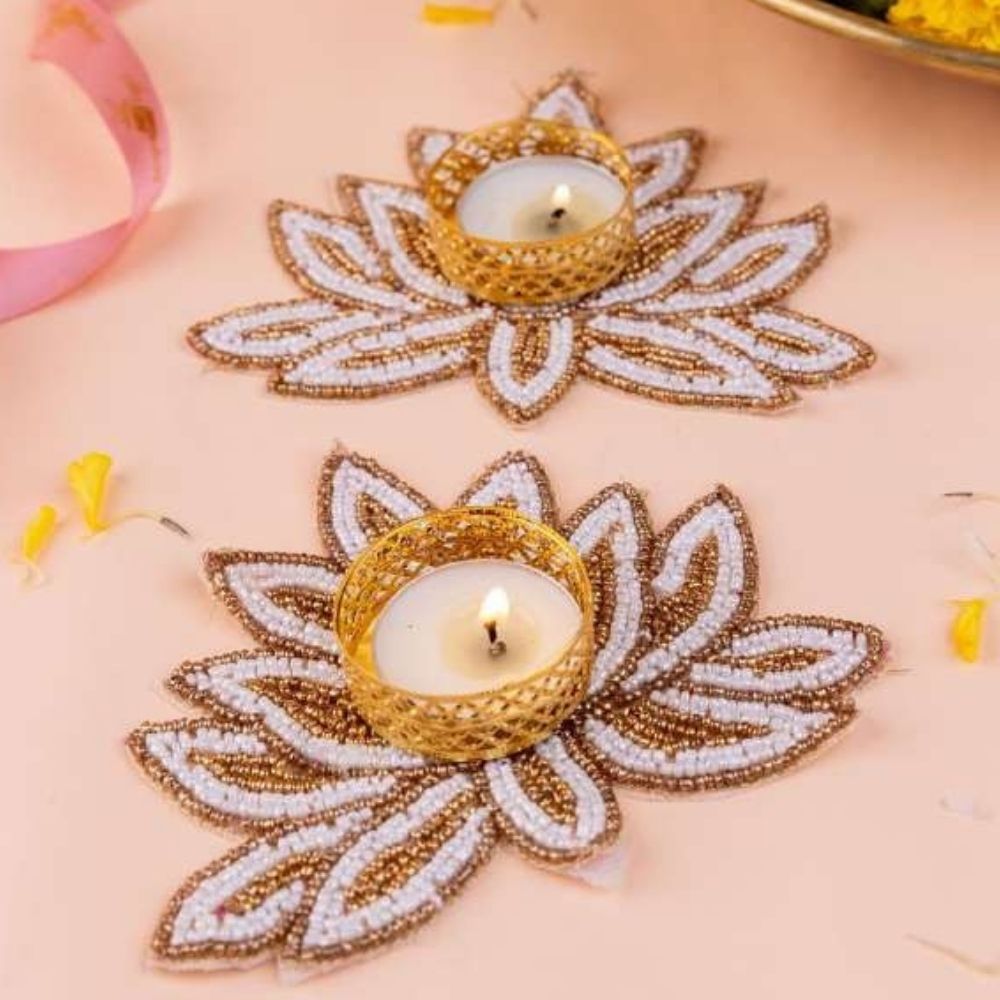 Tea Light Holders Pair