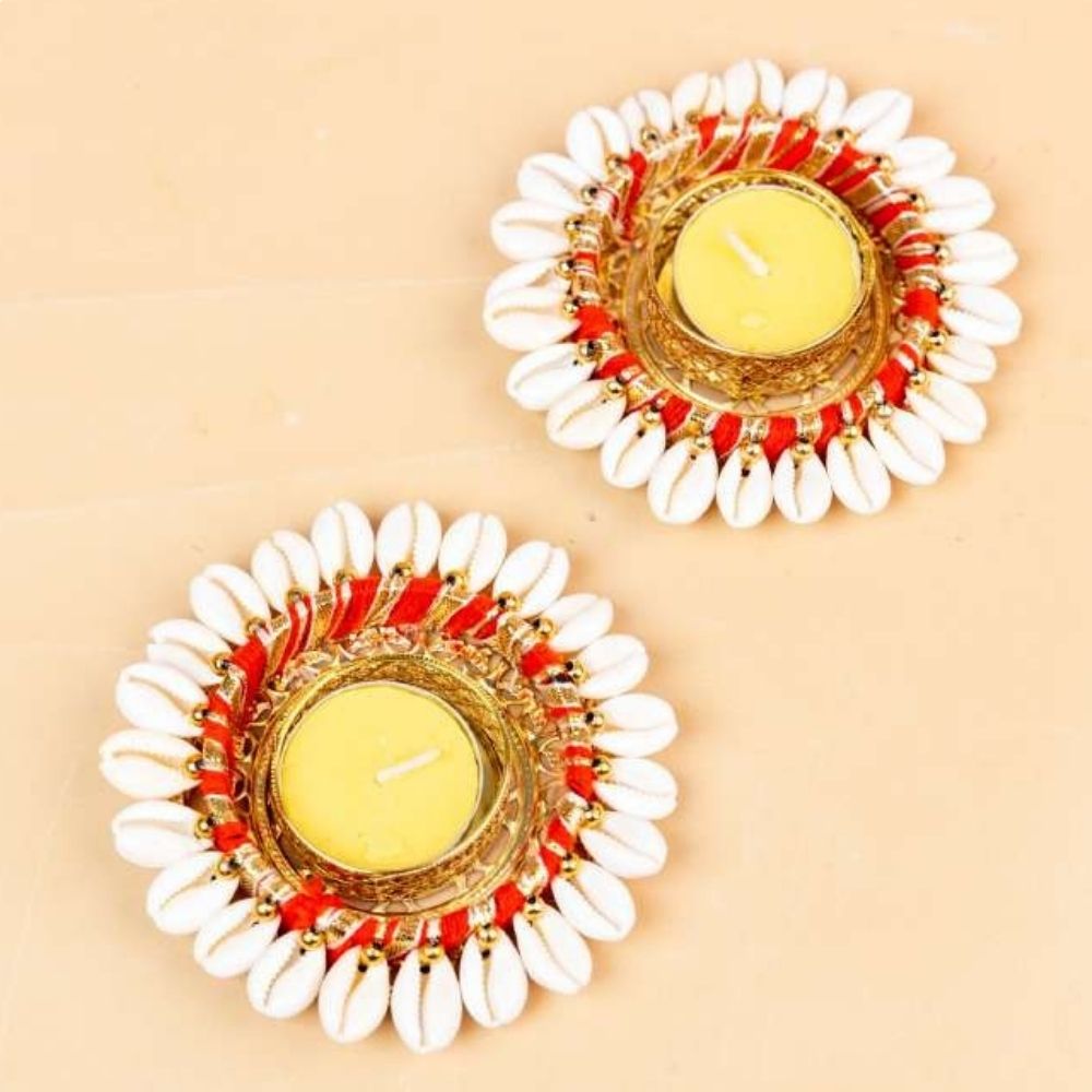 Tea Light Holders Pair