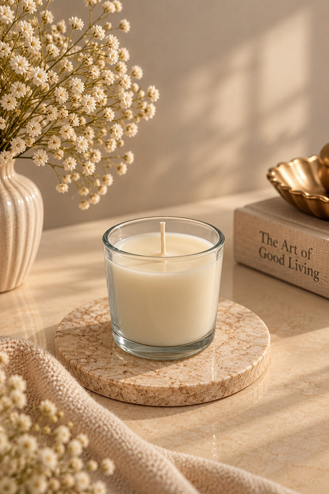 Ivory Calm Hand-Poured Candle
