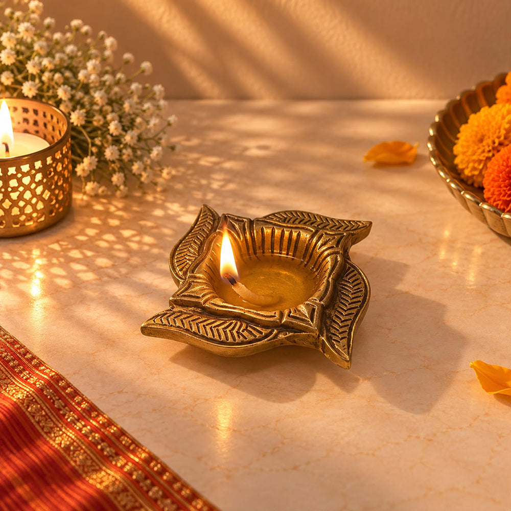Brass DIya
