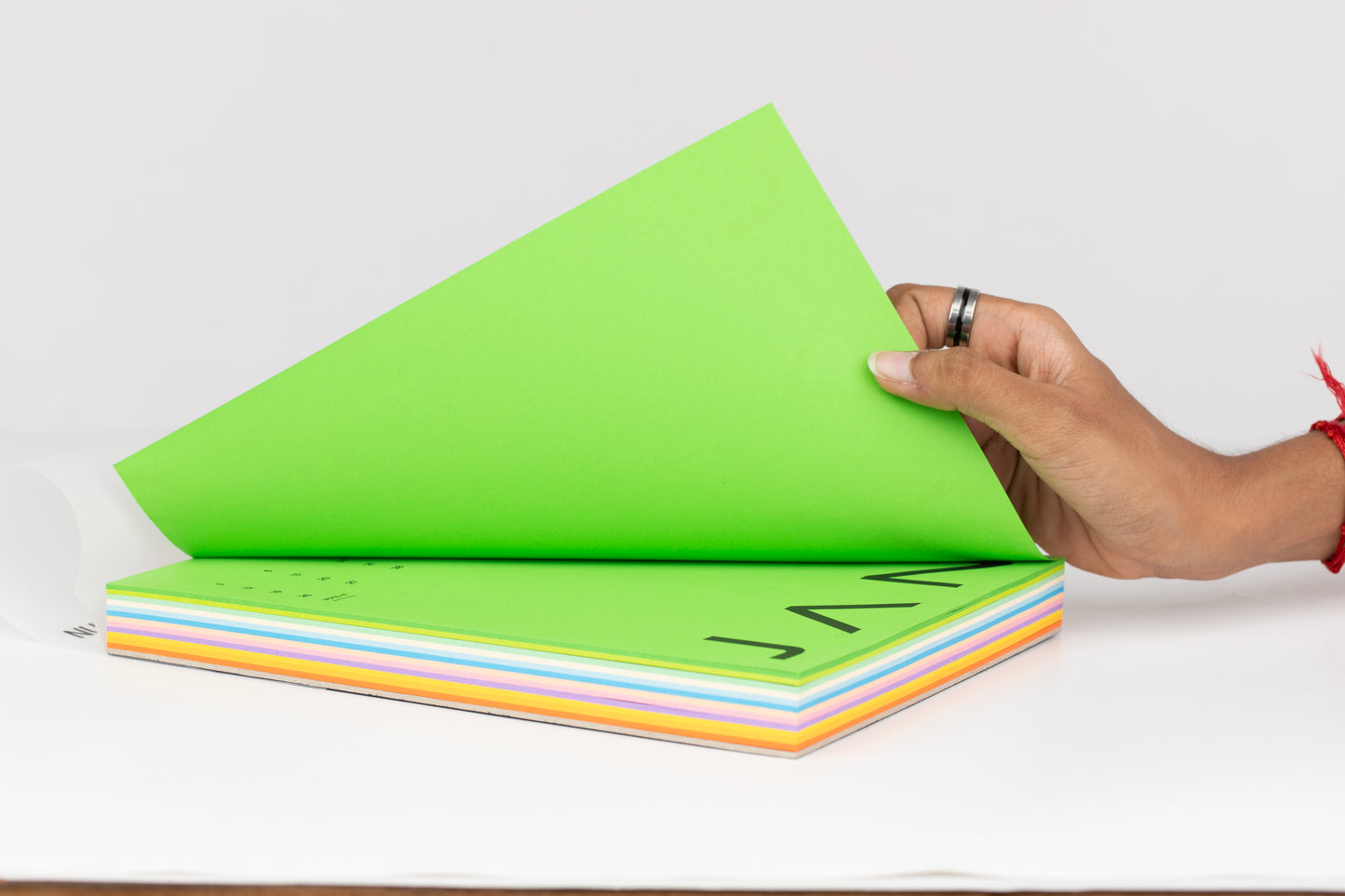 Color Notepad Calendar 2025