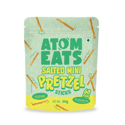 Atom Eats Salted Pretzel Mini Sticks