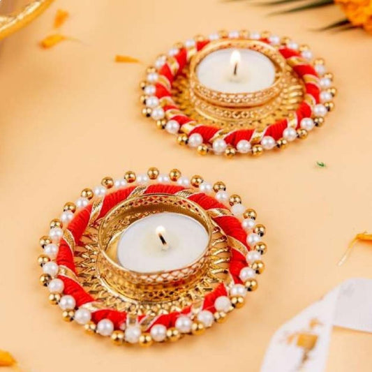 Tea Light Holders Pair