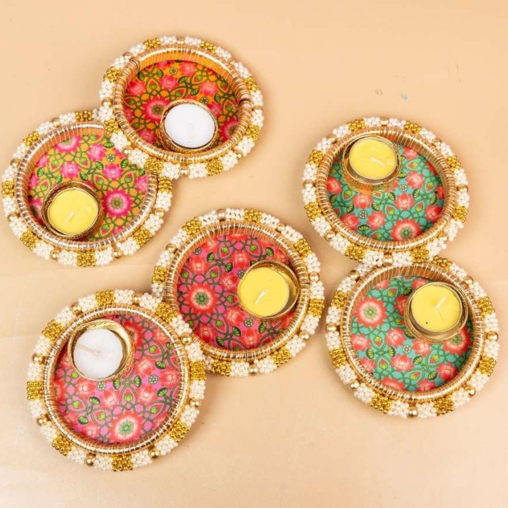 Tea Light Holders Pair