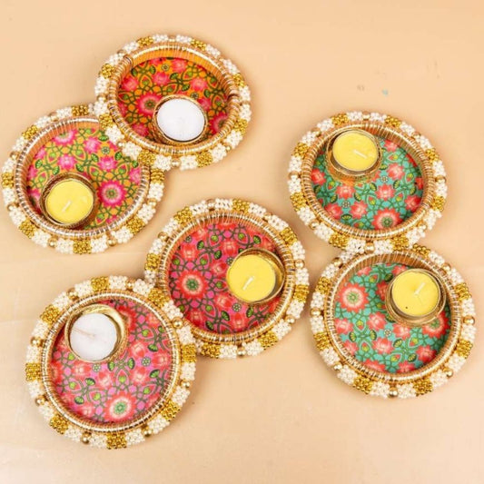 Tea Light Holders Pair