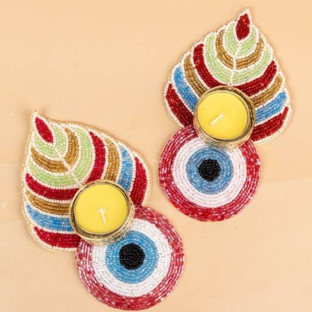 Tea Light Holders Pair