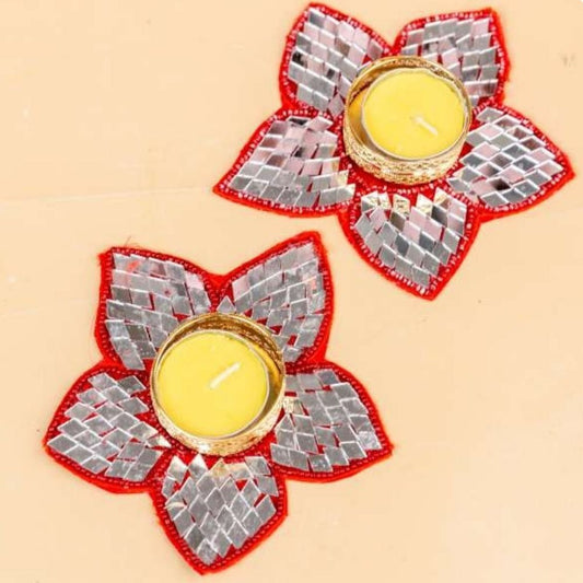 Tea Light Holders Pair