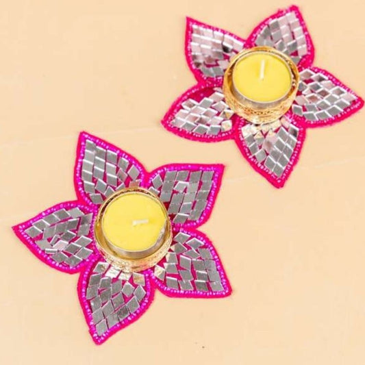 Tea Light Holders Pair