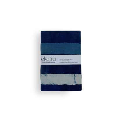 Handcrafted Sustainable A5 Unruled 100 GSM Paper Journal by Ekatra