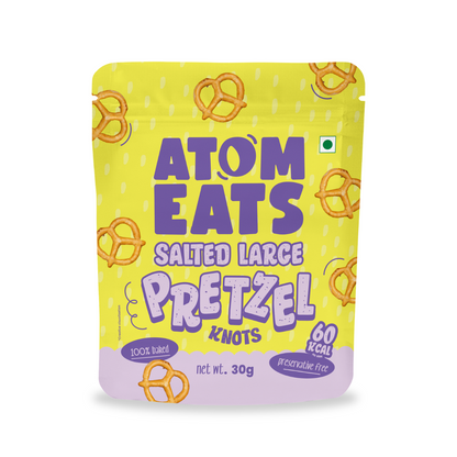 Atom Eats Salted Pretzel Large Knots