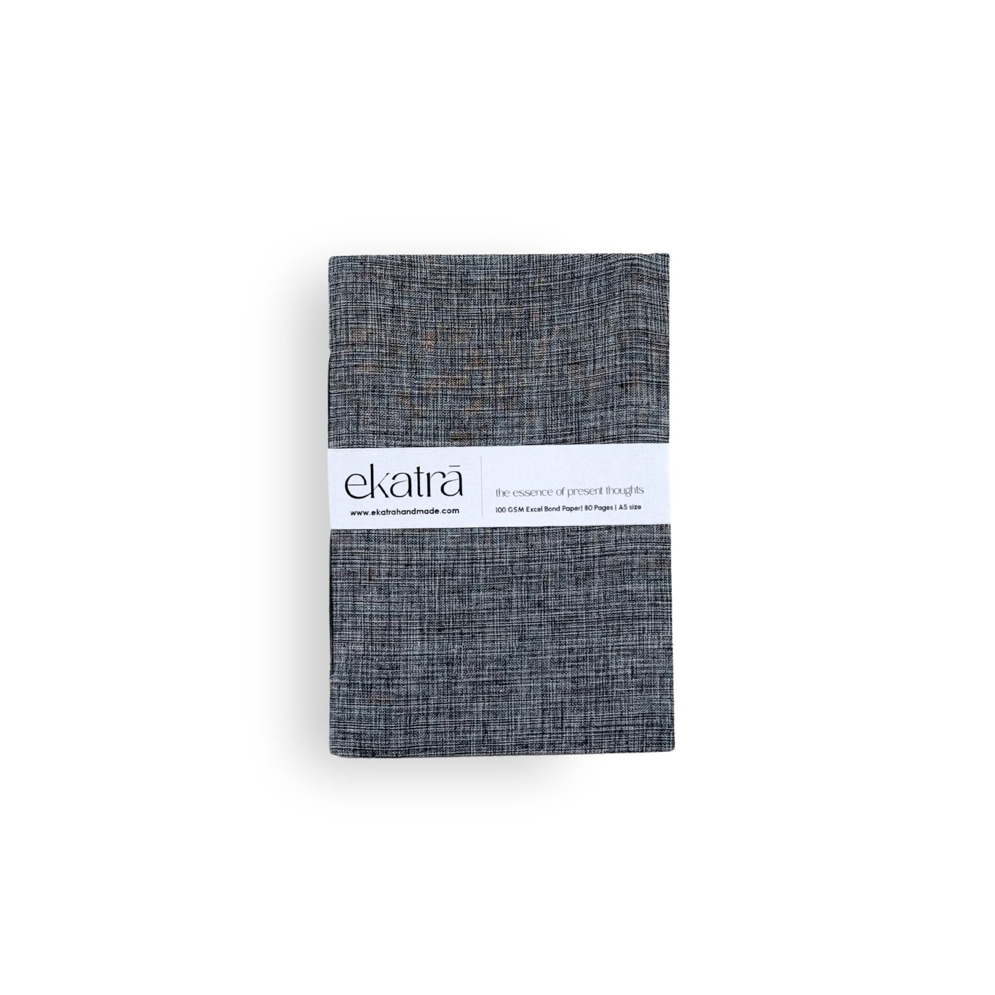 Handcrafted Sustainable A5 Unruled 100 GSM Paper Journal by Ekatra