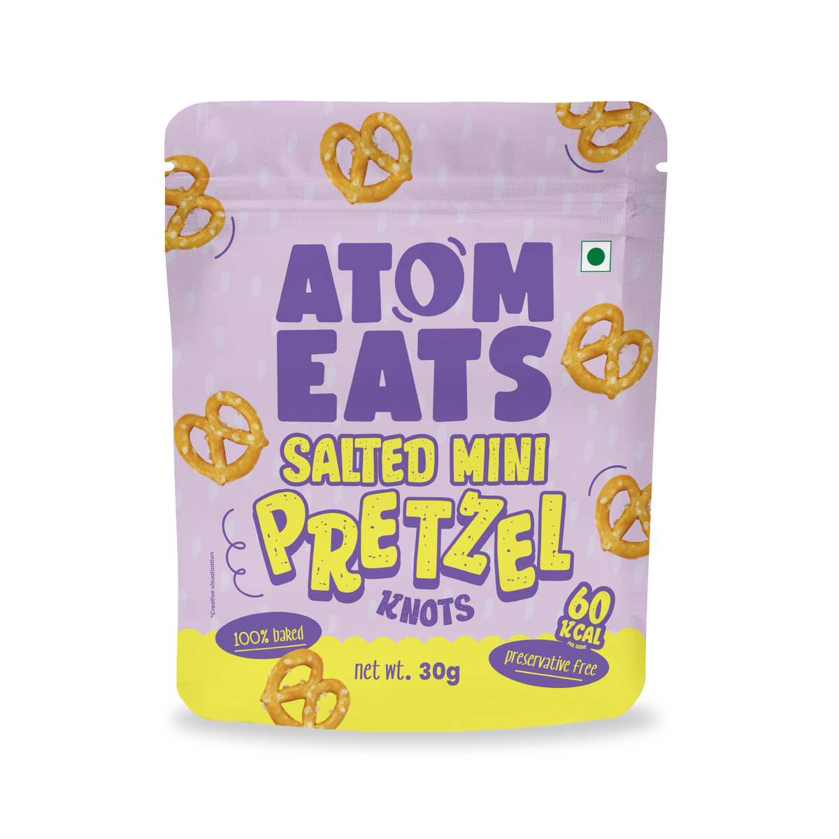 Atom Eats Salted Pretzel Mini Knots