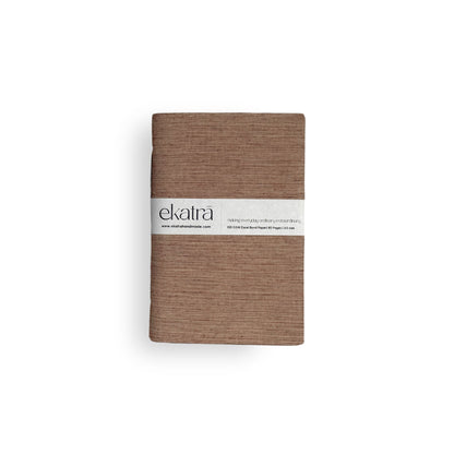 Handcrafted Sustainable A5 Unruled 100 GSM Paper Journal by Ekatra