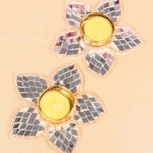 Tea Light Holders Pair