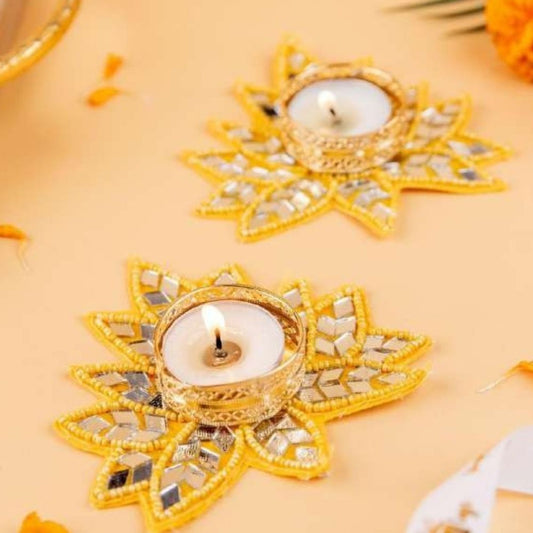 Tea Light Holders Pair