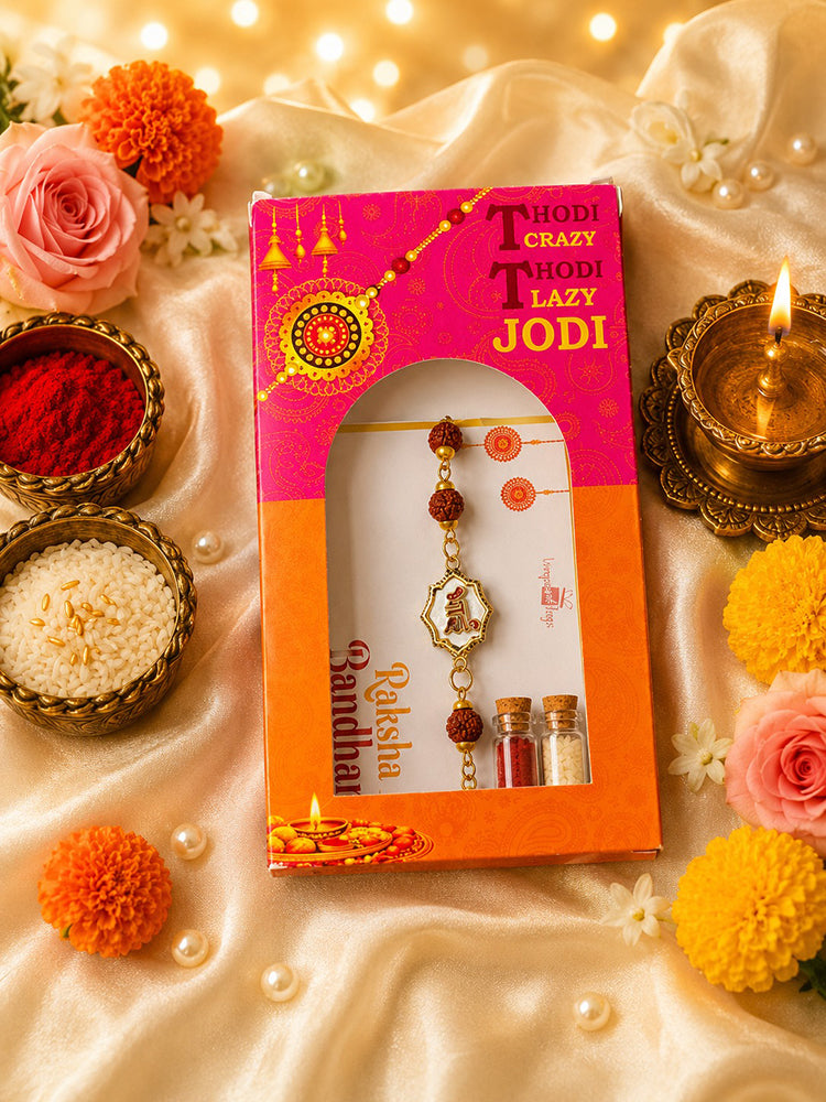 Rudraksh Rakhi for Bhai