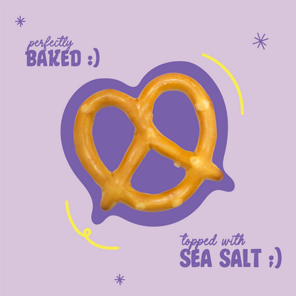 Atom Eats Salted Pretzel Large Knots