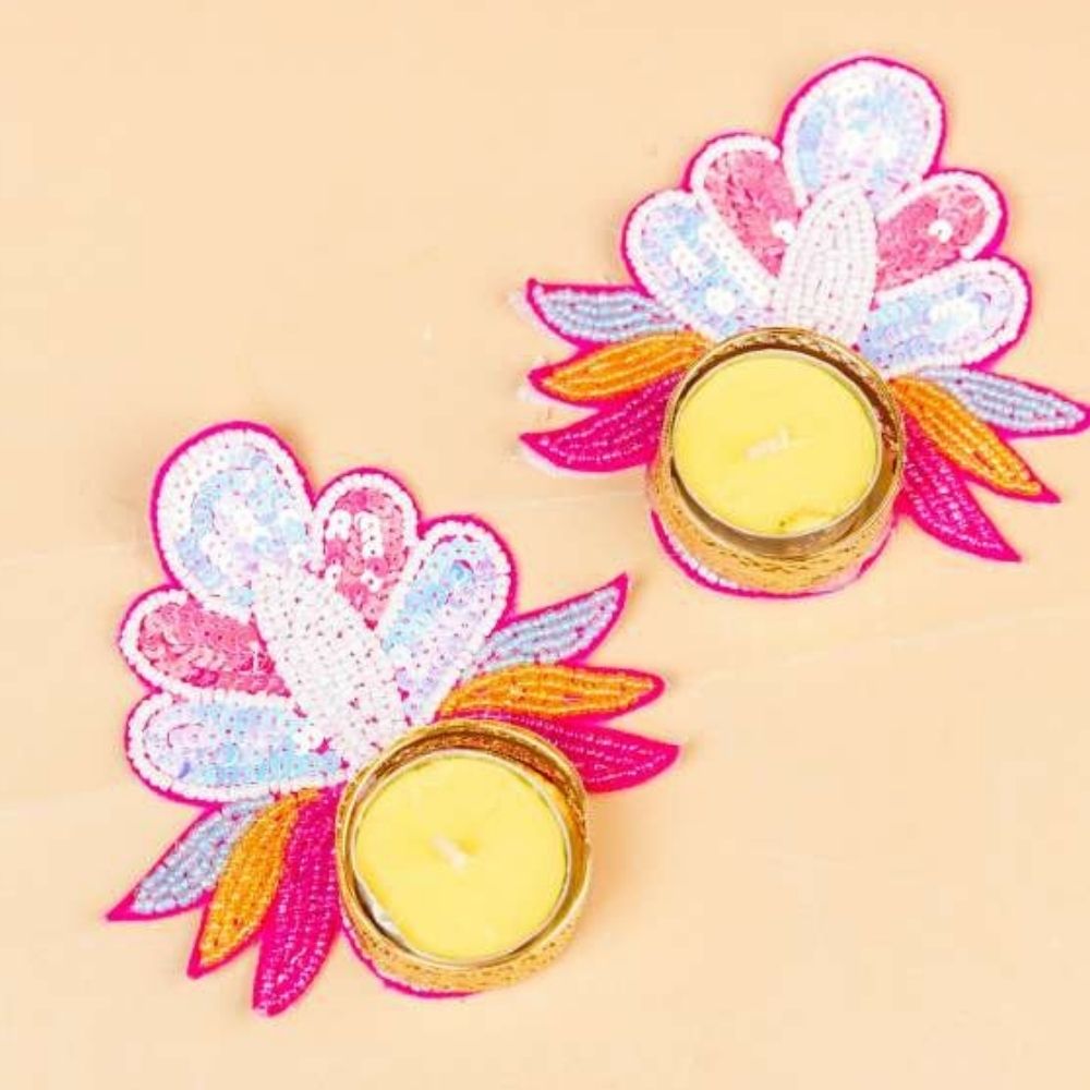 Tea Light Holders Pair