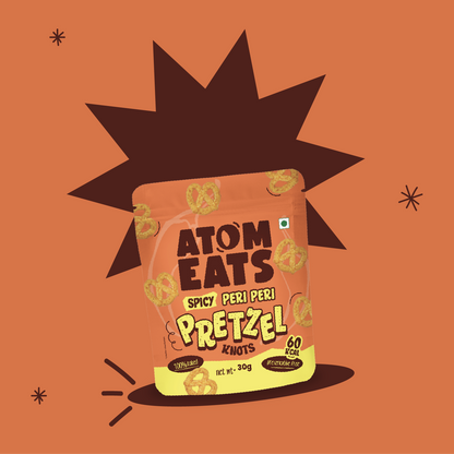 Atom Eats Peri Peri Pretzel