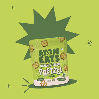 Atom Eats Cream'n Onion Pretzel