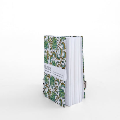 Handcrafted Sustainable A5 Unruled 100 GSM Paper Journal by Ekatra