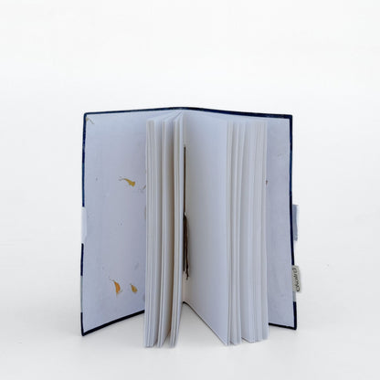 Handcrafted Sustainable A5 Unruled 100 GSM Paper Journal by Ekatra
