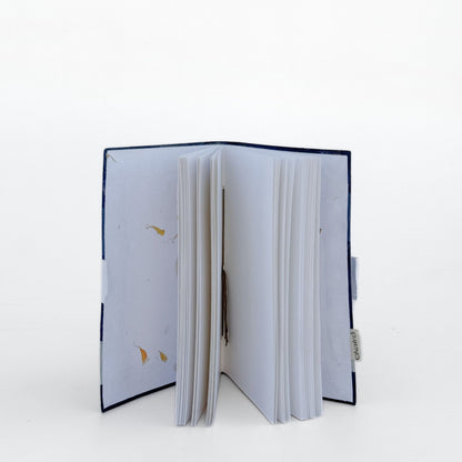 Handcrafted Sustainable A5 Unruled 100 GSM Paper Journal by Ekatra