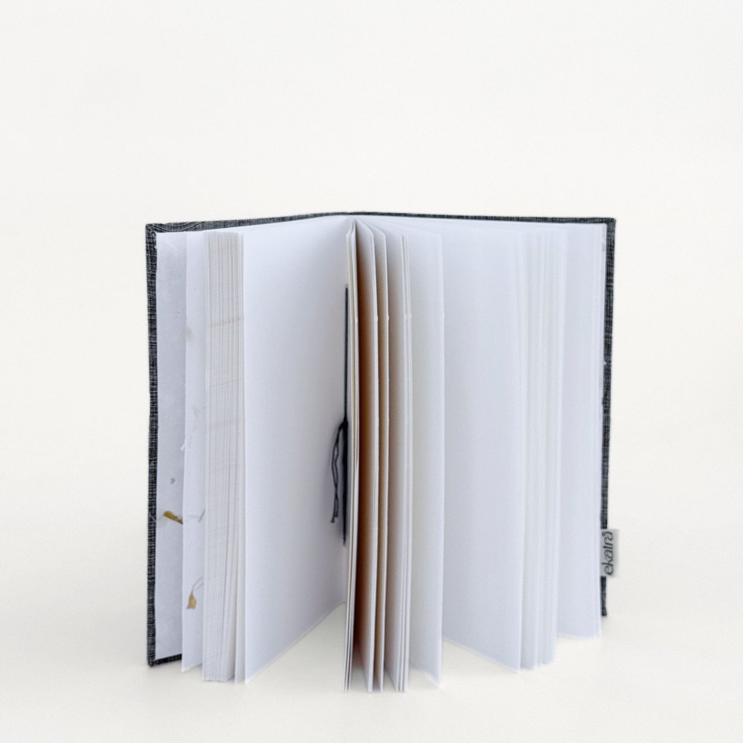 Handcrafted Sustainable A5 Unruled 100 GSM Paper Journal by Ekatra