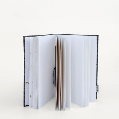 Handcrafted Sustainable A5 Unruled 100 GSM Paper Journal by Ekatra