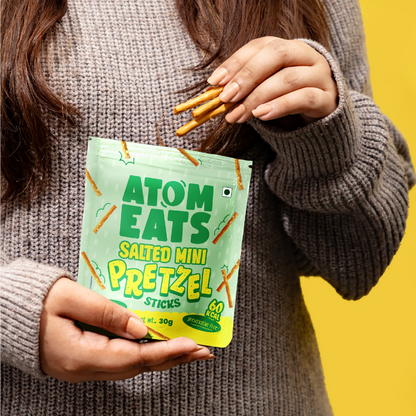 Atom Eats Salted Pretzel Mini Sticks