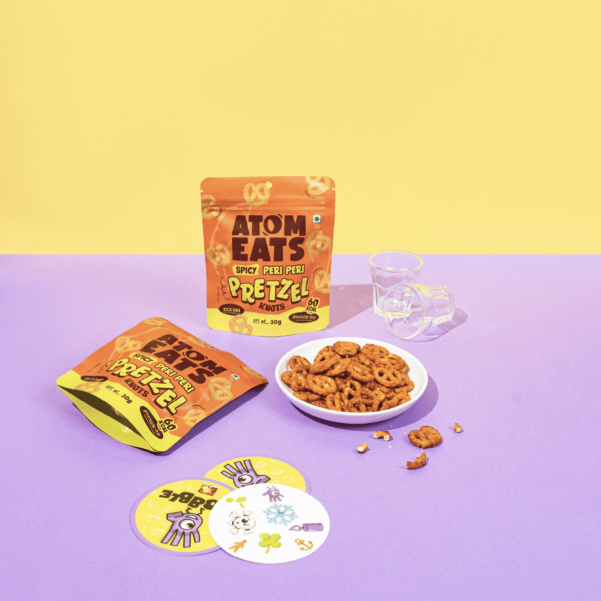 Atom Eats Peri Peri Pretzel