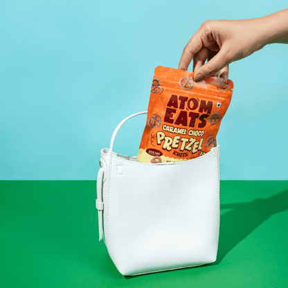 Atom Eats Caramel Choco Pretzel