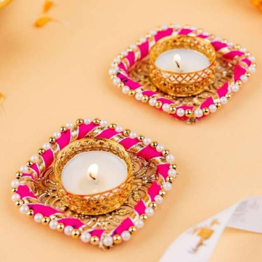 Tea Light Holders Pair