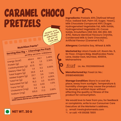Atom Eats Caramel Choco Pretzel