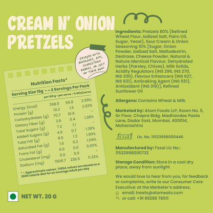 Atom Eats Cream'n Onion Pretzel