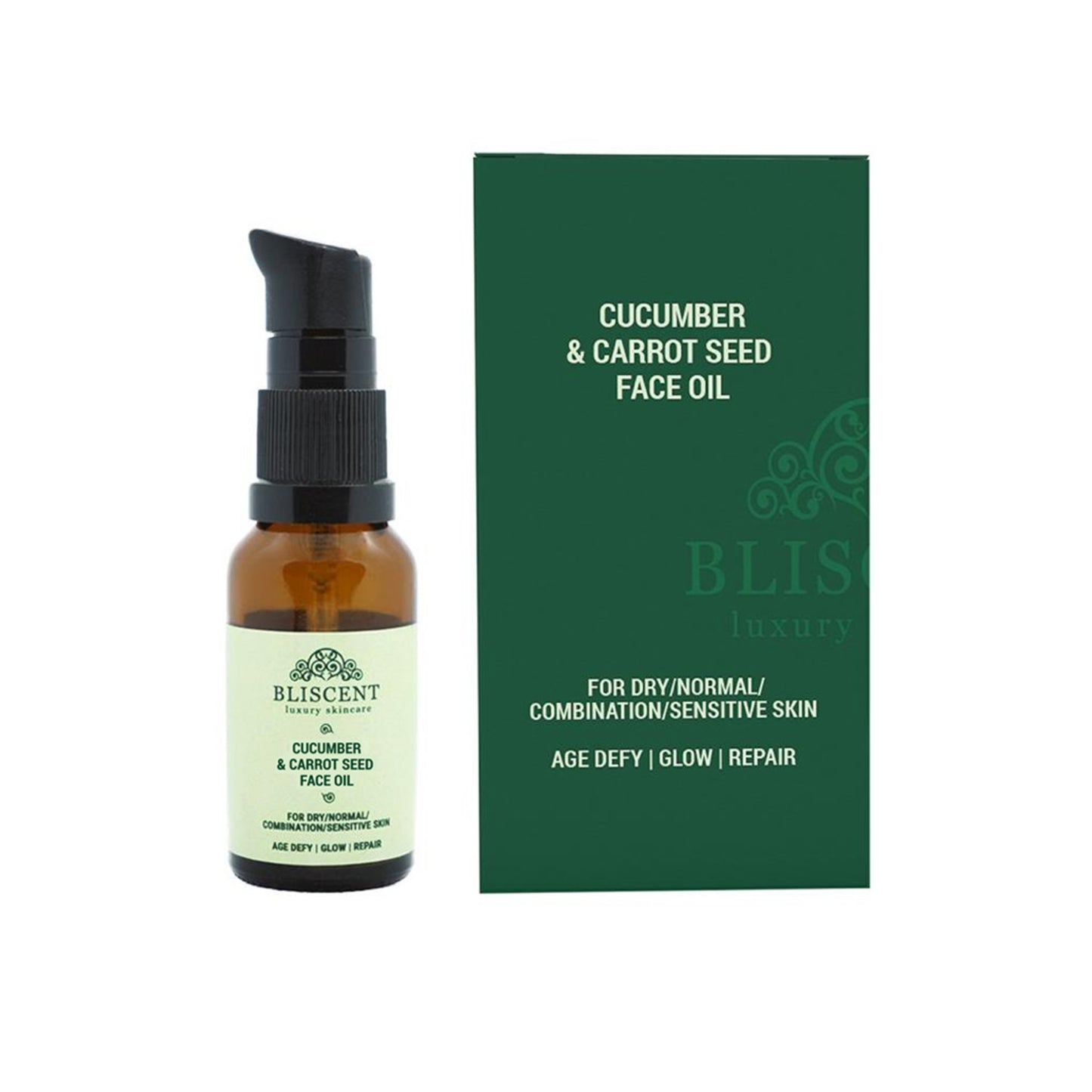 BLISCENT Cucumber & Carrot Seed Face Oil