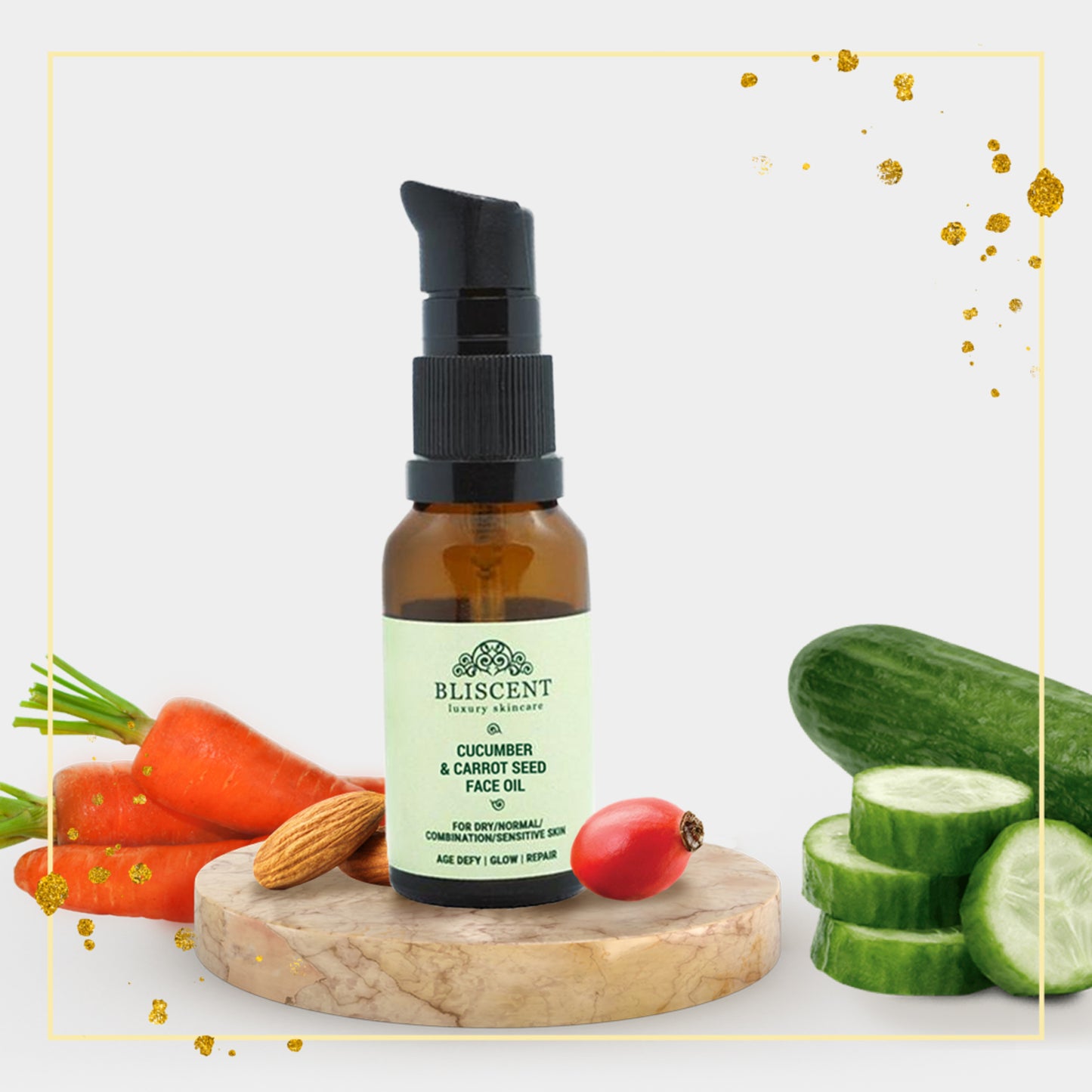 BLISCENT Cucumber & Carrot Seed Face Oil