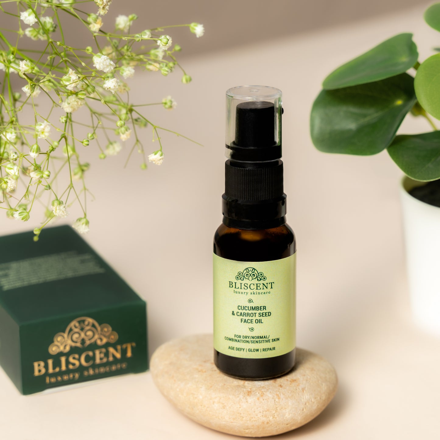 BLISCENT Cucumber & Carrot Seed Face Oil