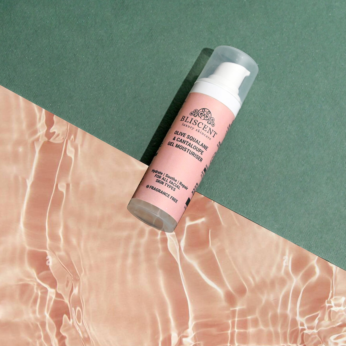 BLISCENT Olive Squalane & Cantaloupe Gel Moisturizer