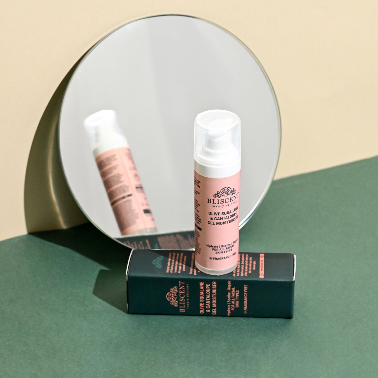 BLISCENT Olive Squalane & Cantaloupe Gel Moisturizer