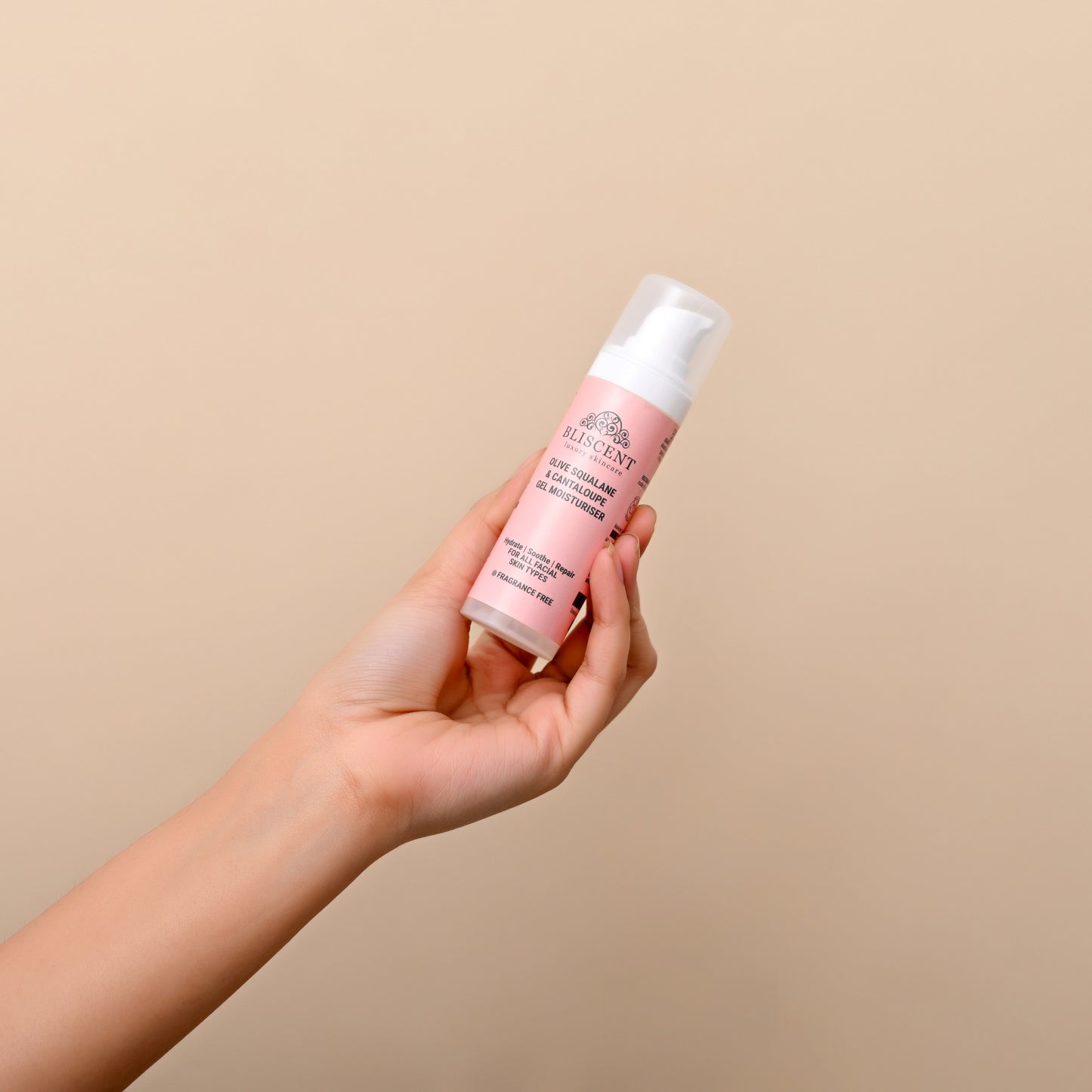 BLISCENT Olive Squalane & Cantaloupe Gel Moisturizer