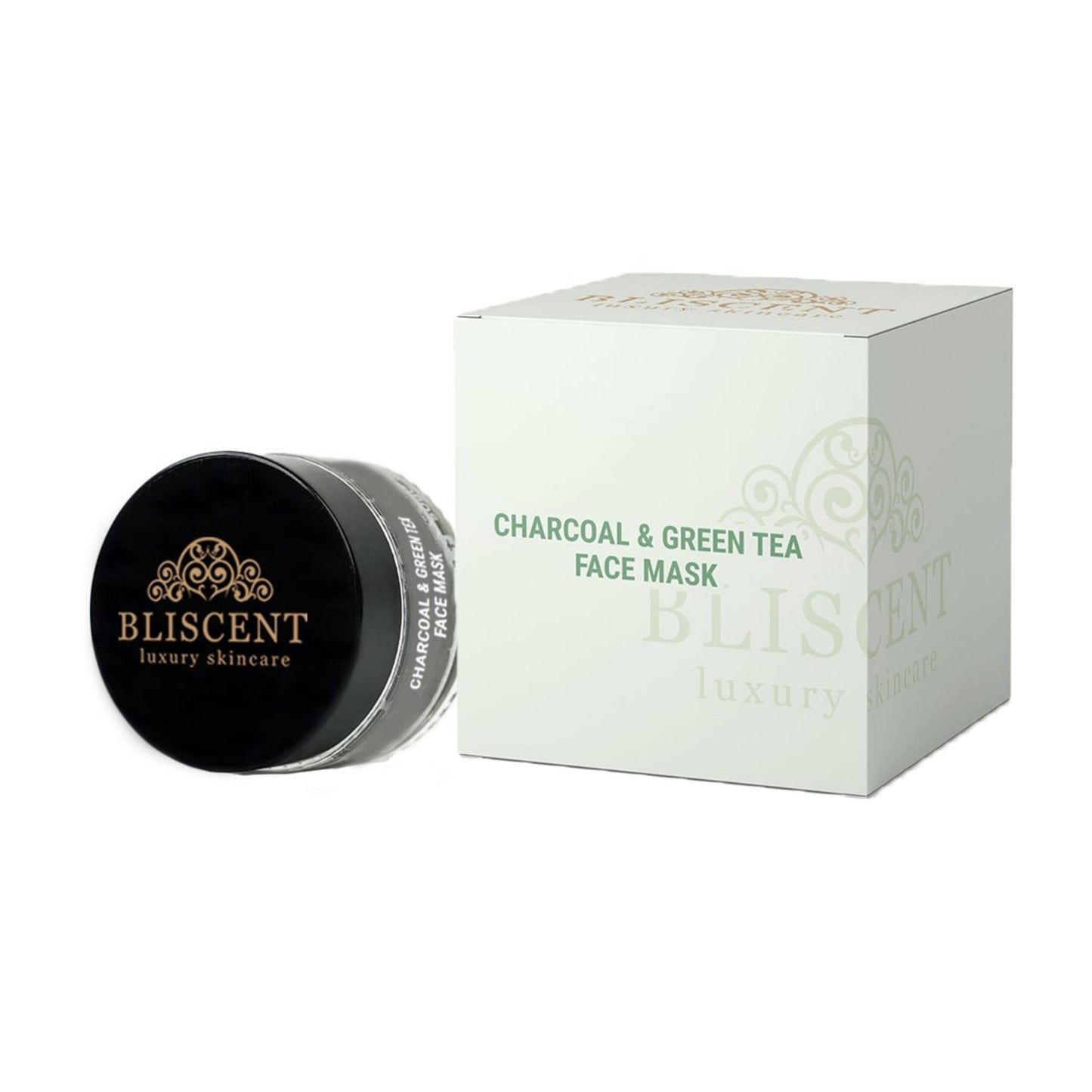 BLISCENT Charcoal & Green Tea Face Mask