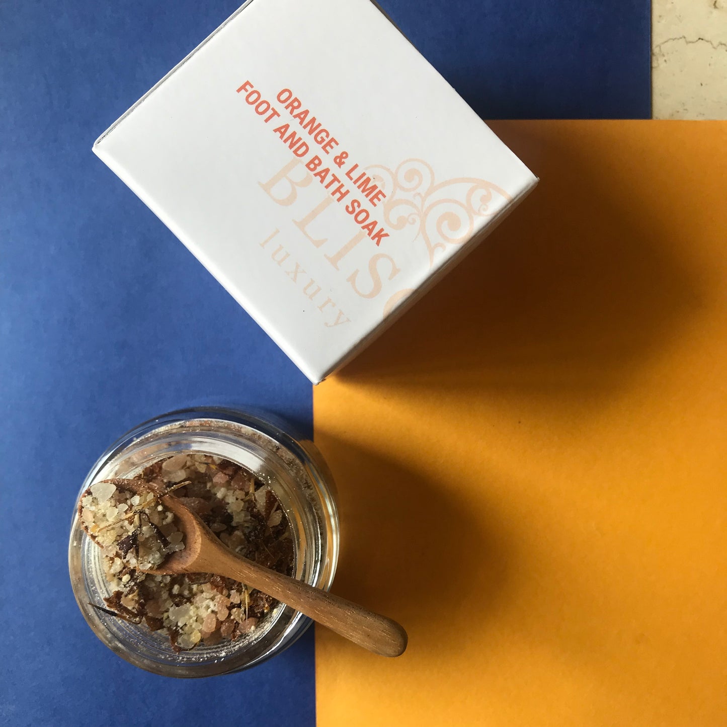 BLISCENT Orange & Lime Bath and Foot Soak